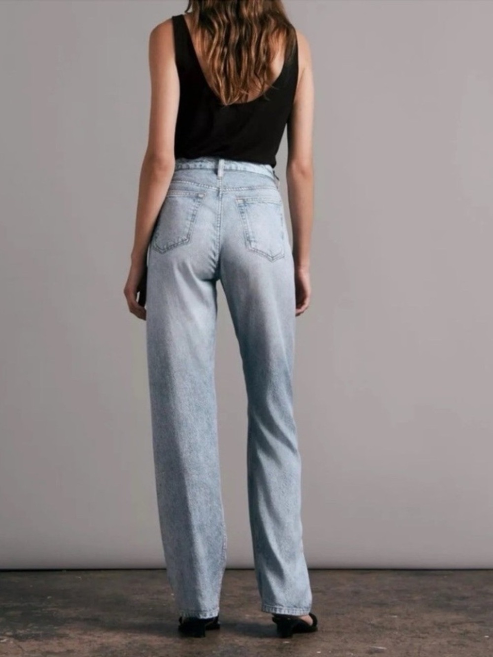 Rag & Bone Miramar Jeans Alex Liquid Straight Leg Hight Waist Light Wash Size 32